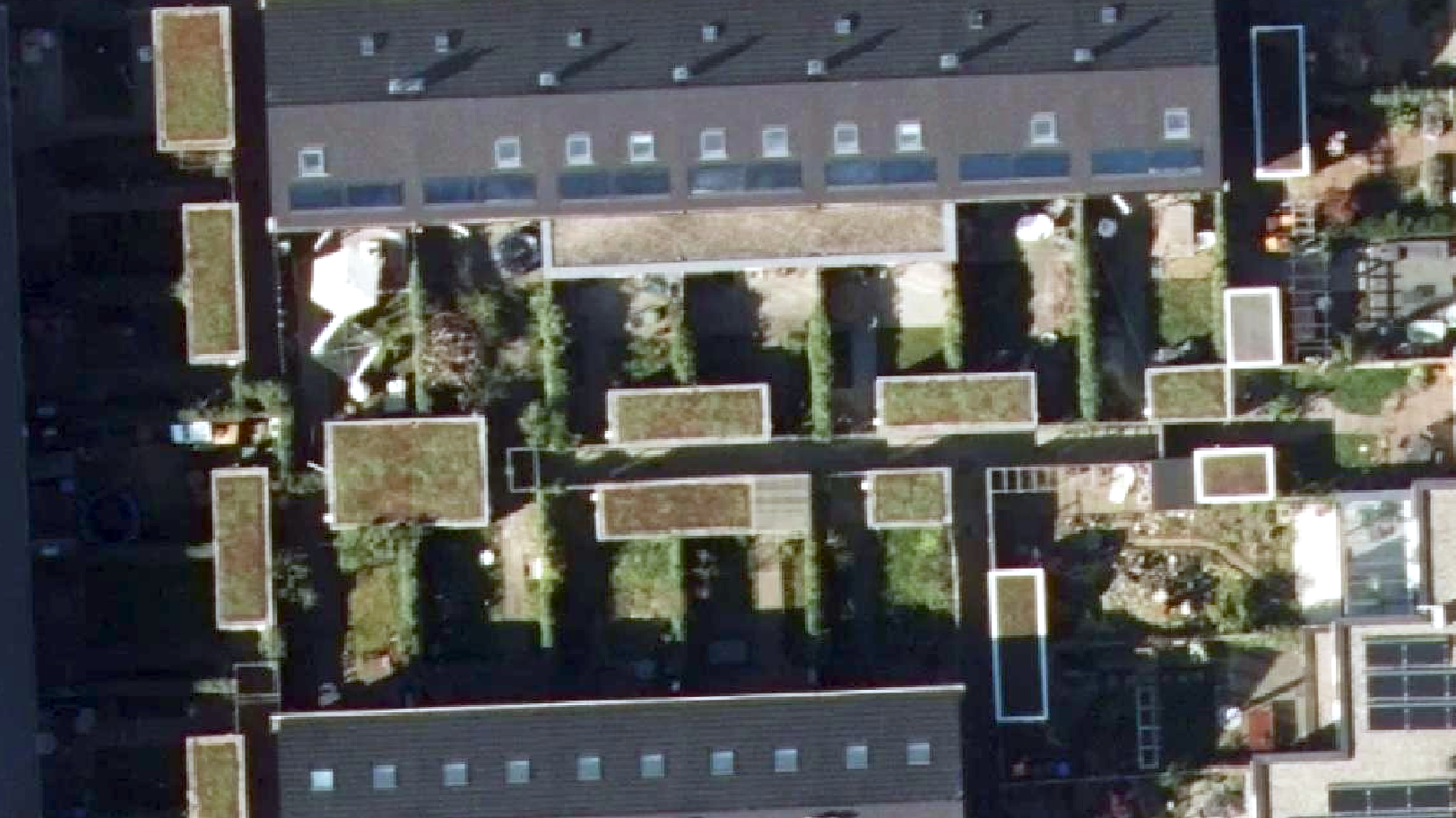 Green Roof Satellite Image