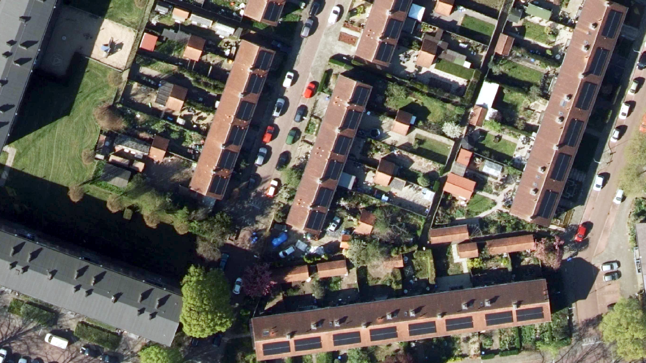 Solar Panel Satellite Image
