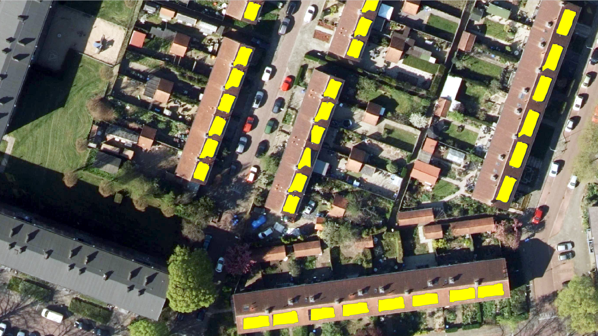 Solar Panel Detection Overlay